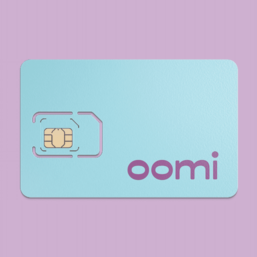 Oomi Mobiilin sim-kortti.